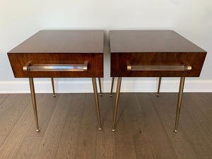 Pair Flip Top Accent Tables