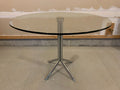 3.5 Foot Plate Glass Kitchen Table
