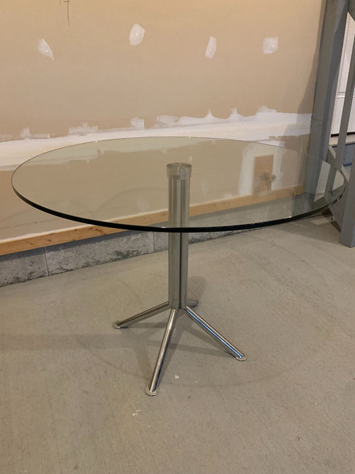 3.5 Foot Plate Glass Kitchen Table
