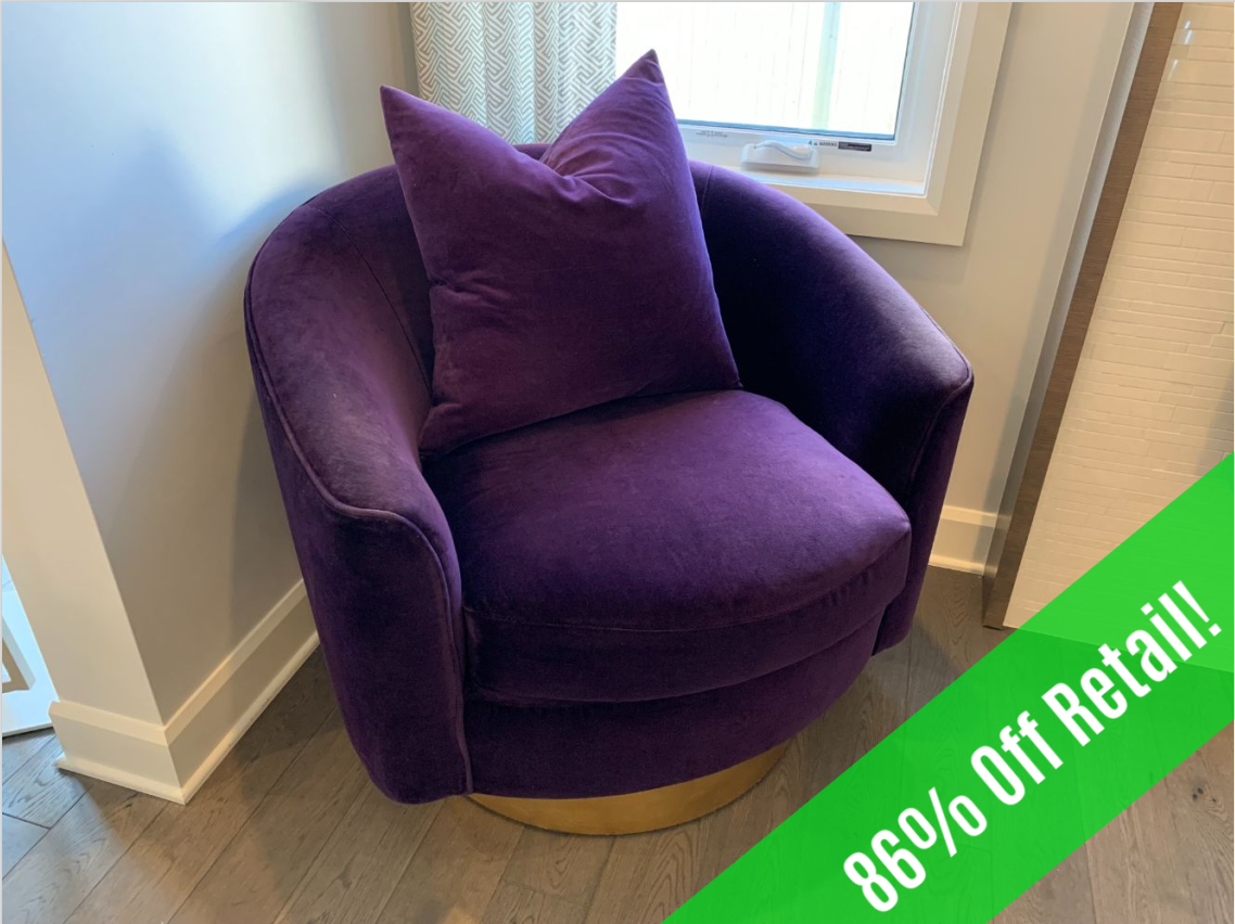 Bernhardt Camino Swivel Armchair Lot #2