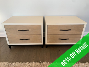 Pair Upper Room Spencer Nightstands (Flip top power supply)